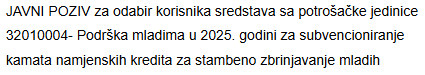 Vodič za prijavu na subvenciju kamate TK za 2025 godinu 3 image 1