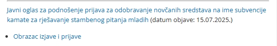 Vodič za prijavu na subvenciju kamate Tuzla za 2025 godinu 3 image