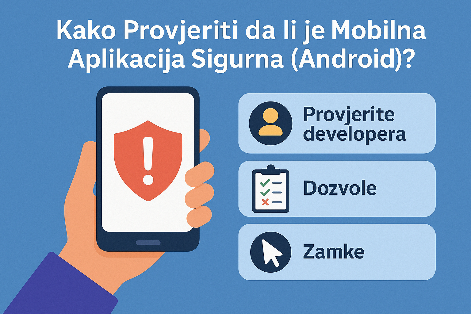 Kako znati da je aplikacija sigurna Android mobitel