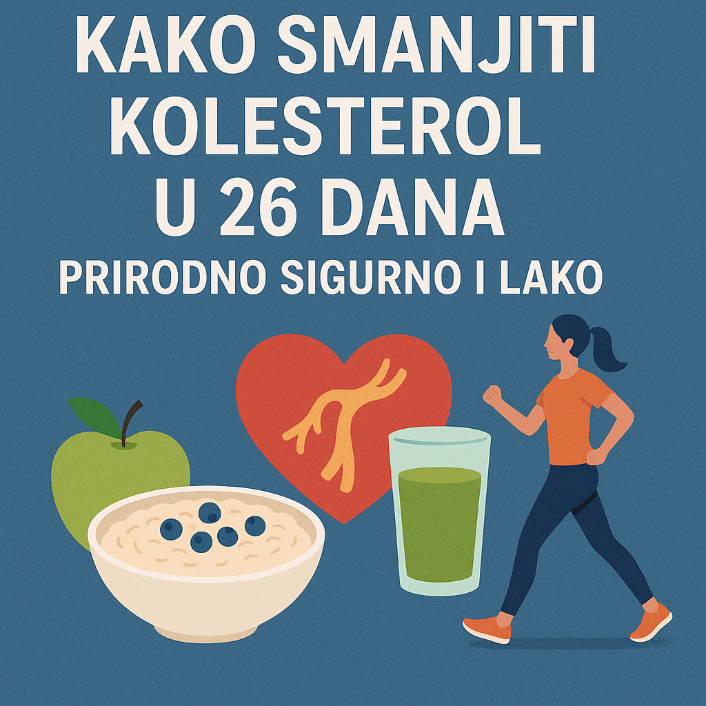 Kako smanjiti kolesterol u 26 dana prirodno sigurno i lako