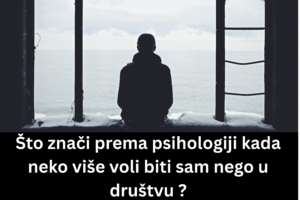 Što znači prema psihologiji kada neko više voli biti sam nego u društvu ? - Photo by Noah Silliman on Unsplash