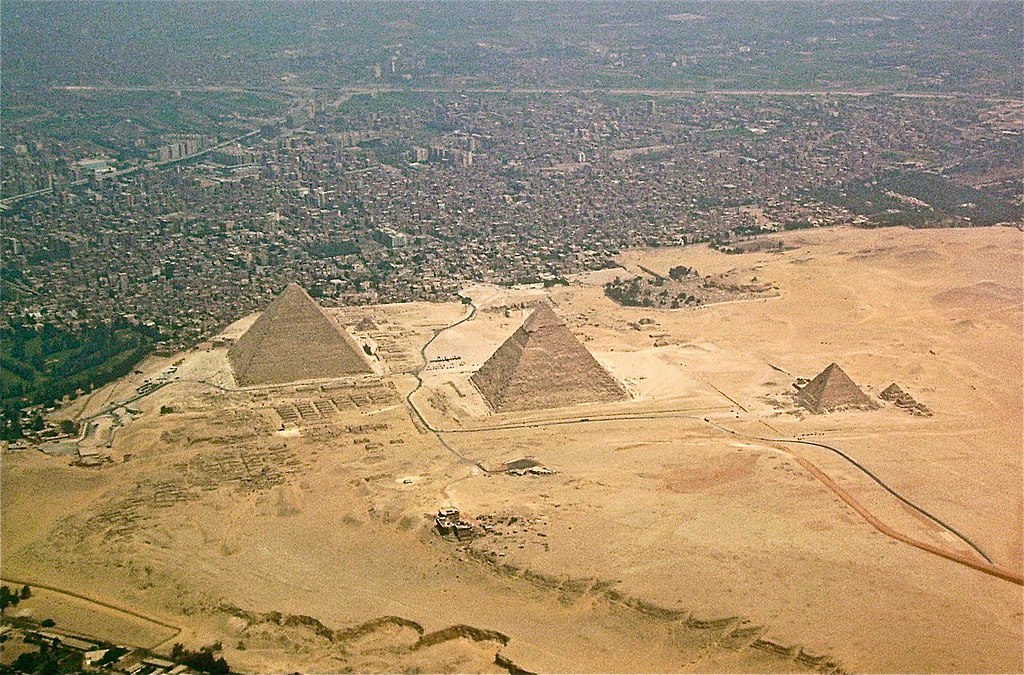 Travel to Egypt - Everything You Need to Know Before Departure 6 Gisey Pyramids from the Air - Robster1983 At English Wikipedia, CC0, Via Wikimedia Commons