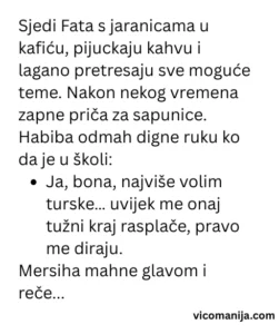 Vic dana: Fatine sapunice