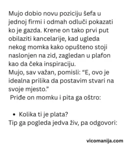 Vic dana Mujo i “najbrže otpuštanje”
