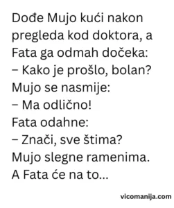 Vic dana Mujo kod doktora