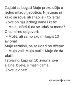 Vic dana Mujo voli, Mujo pati
