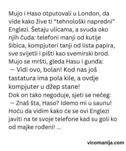 Vic dana: Mujo u Londonu