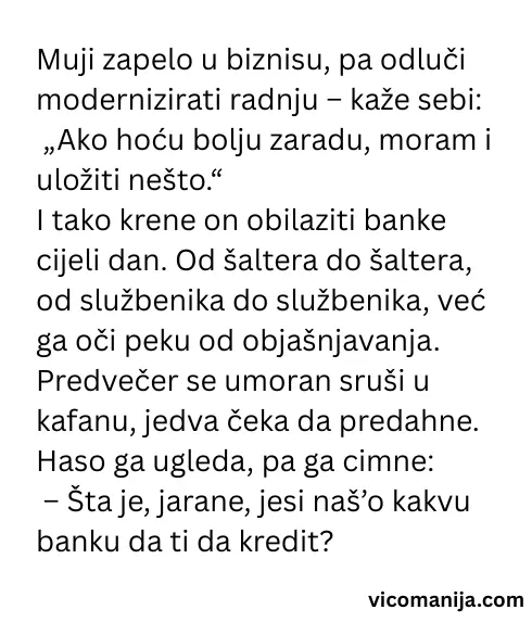 Vic dana: Kredit bez jamca