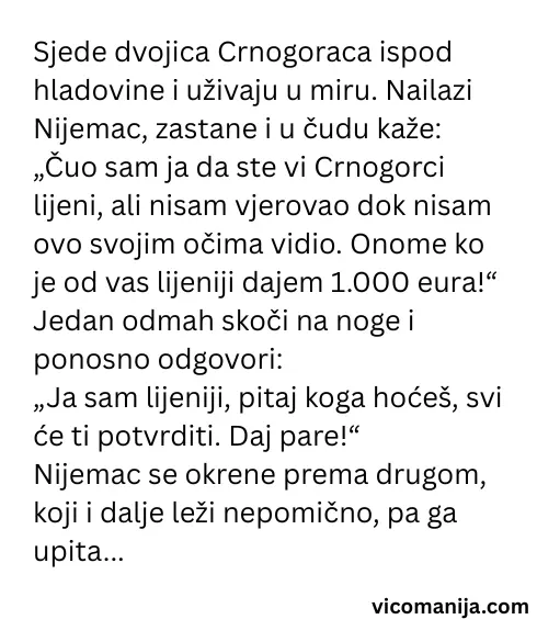 Vic dana Ko je stvarno najljenji