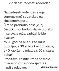 Vic dana Pedeseti rođendan