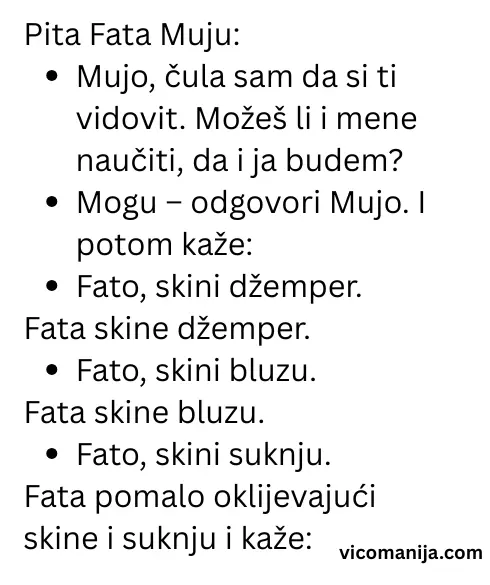 Vic dana Vidoviti Mujo