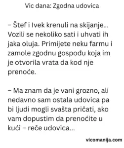 Vic dana Zgodna udovica
