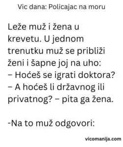 Vic dana Igra u krevetu