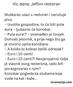Vic dana Jeftini restoran