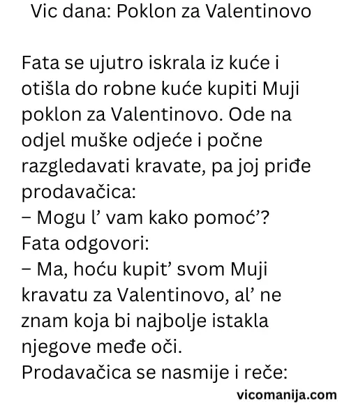 Vic dana Poklon za Valentinovo