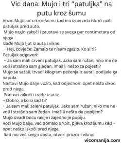Naslov Mujo i tri patuljka