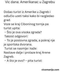 Vic dana Amerikanac u Zagrebu